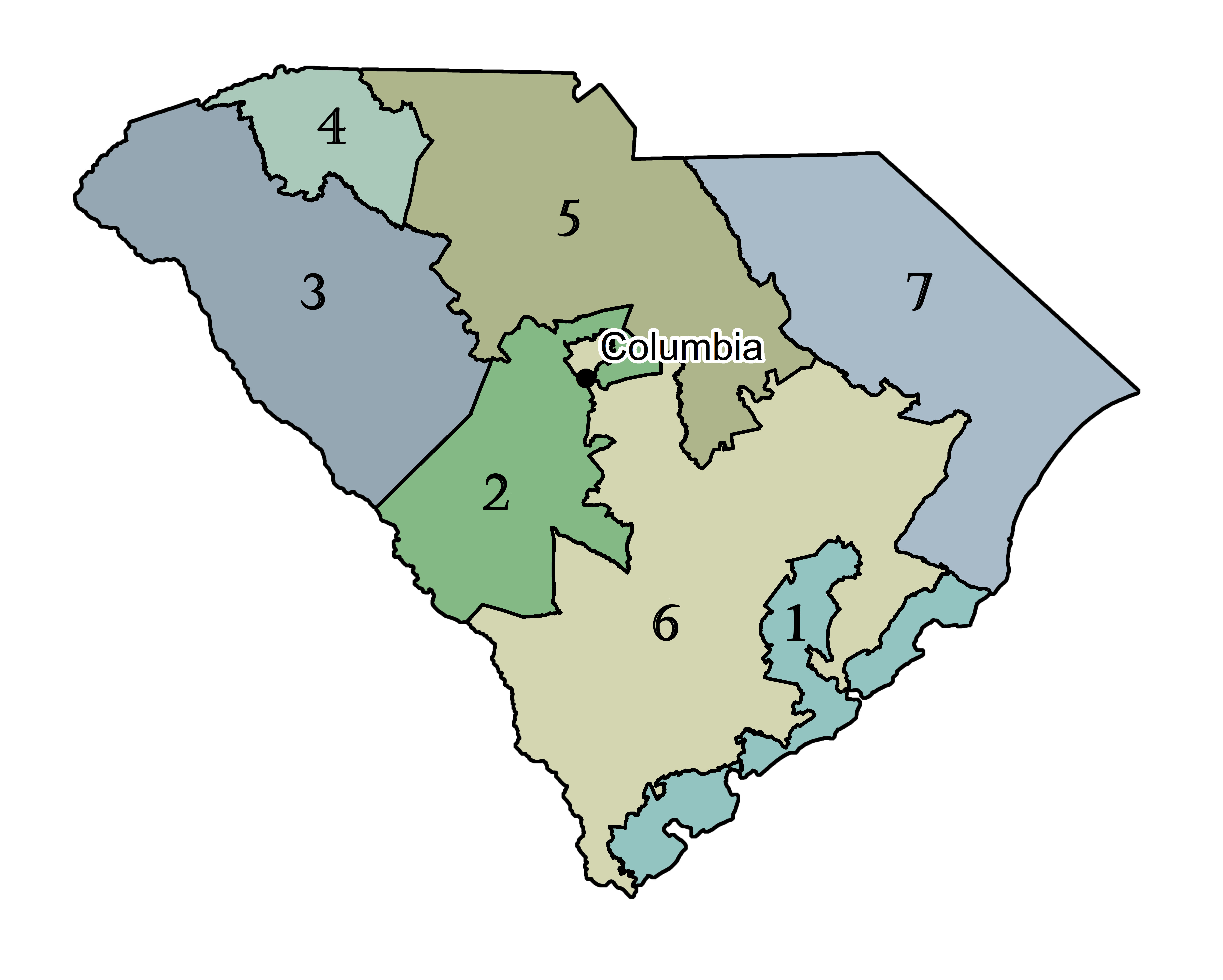 SC Congressional Districts